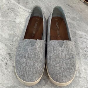 Toms Gray Slip-On Shoes